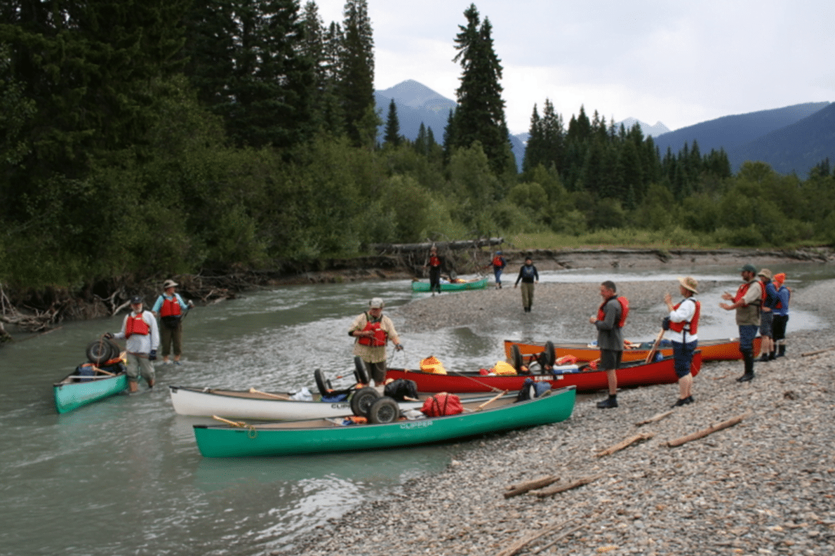group canoeing 2